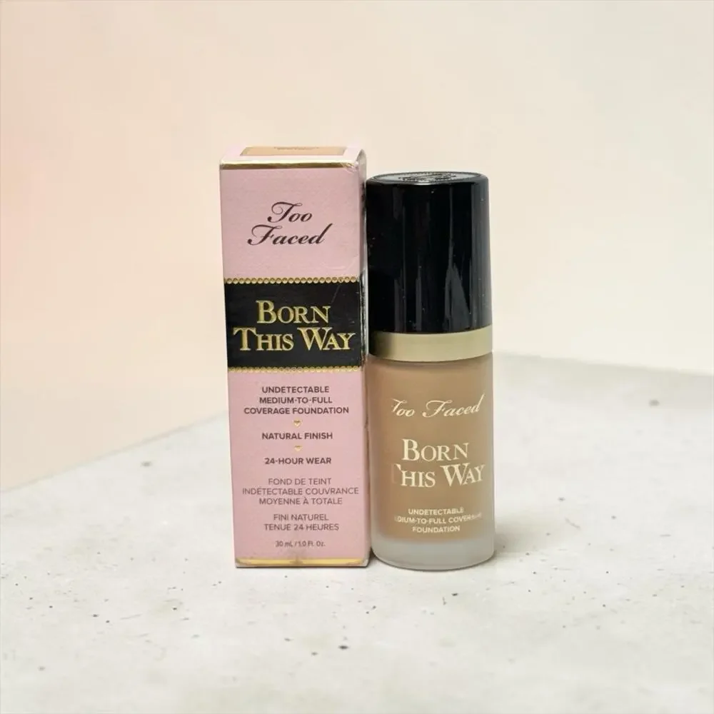 Too Faced NATURAL BEIGE Born This Way Matte 24 Hour Foundation 1 oz